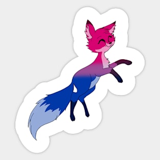 Bi Foxy Sticker